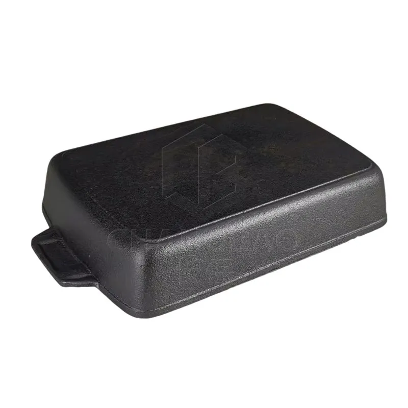 Rectangular Cast Iron Fish Pan, 33x23x6cm