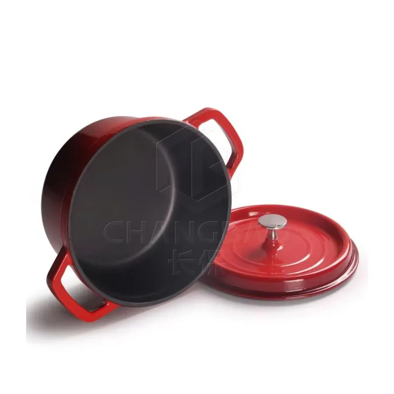 26cm 4.8L Enameled Cast Iron Stew Pot Non-stick Porridge Enamel Casserole  (3~7people)