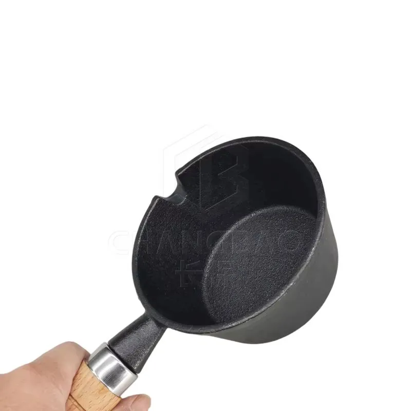 11cm Mini Cast Iron Deep Frier Hot Oil Egg Frying Pan