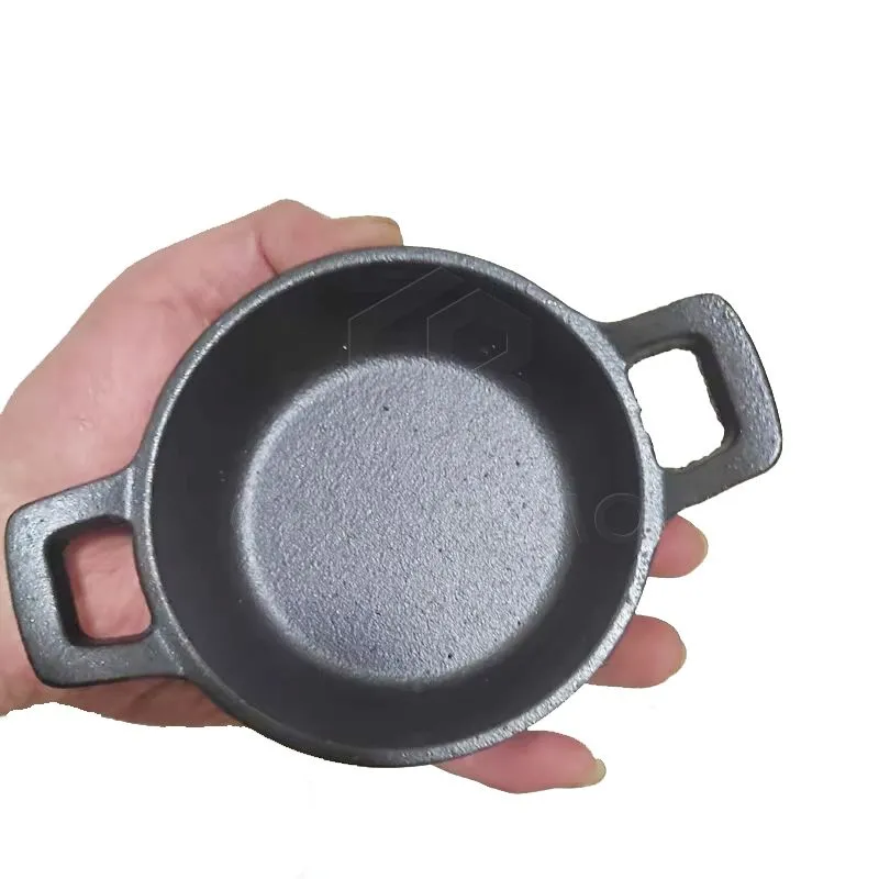 Cast Iron Frying Pan with Handle, Mini Kitchen, Uncoated Pan, 10cm